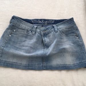 Denim Mini Skirt